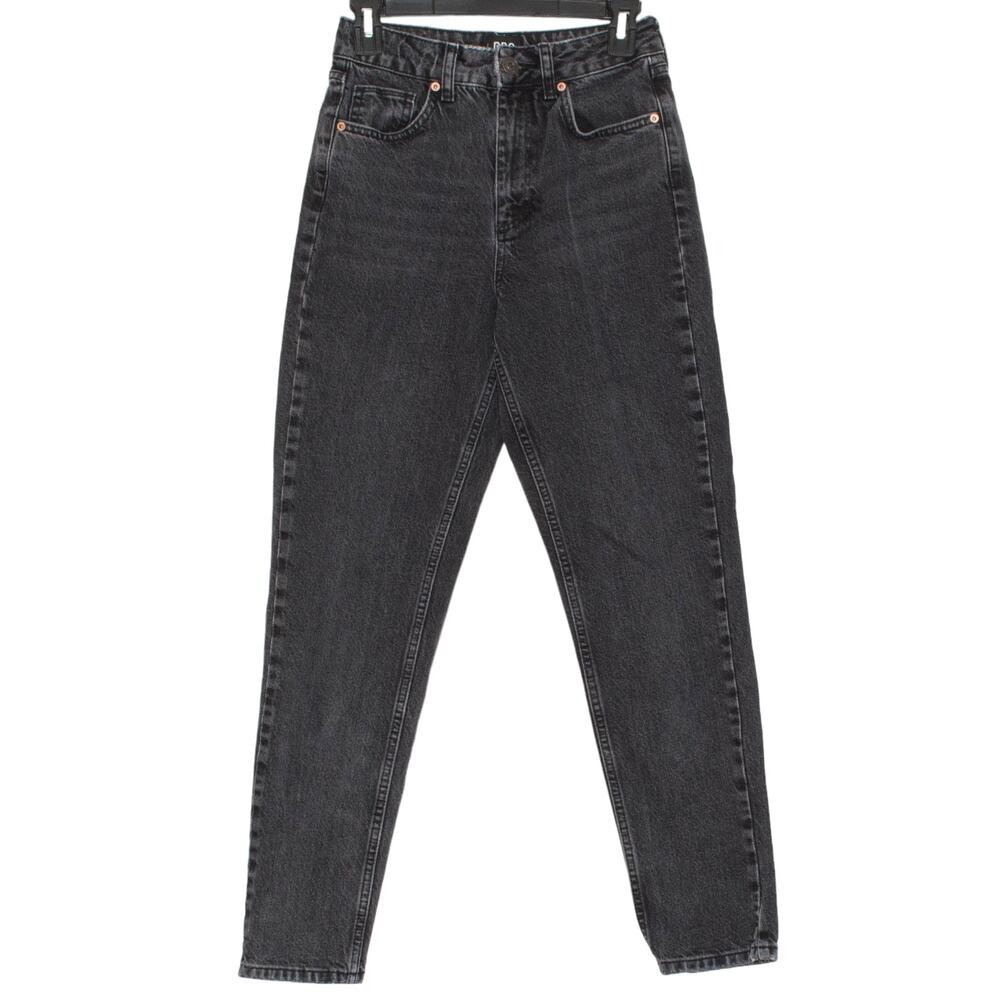 BDG Jeans Black High Rise Mom 26 90s Retro Y2K Grunge Minimalist Streetwear Dark